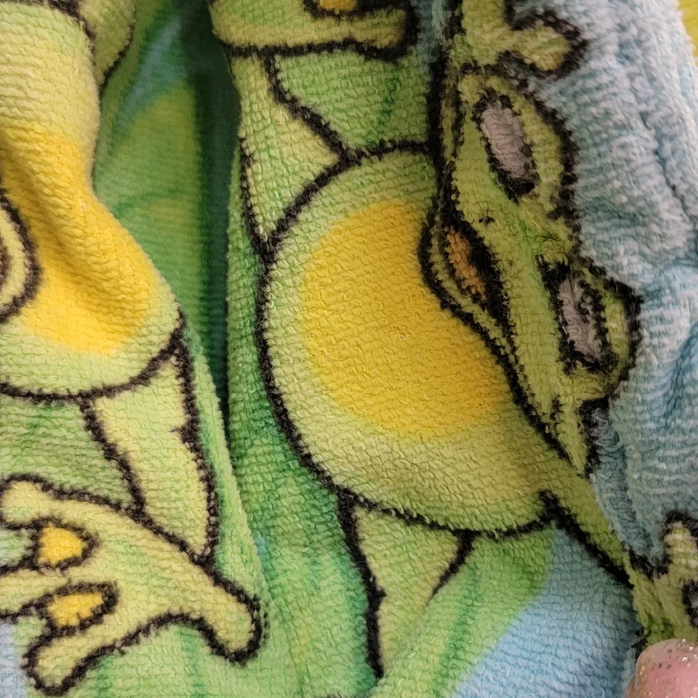 Vintage Hilasal Happy Frog Beach Bag Towel Tropical Vacation‎ Cruise Size 28x52